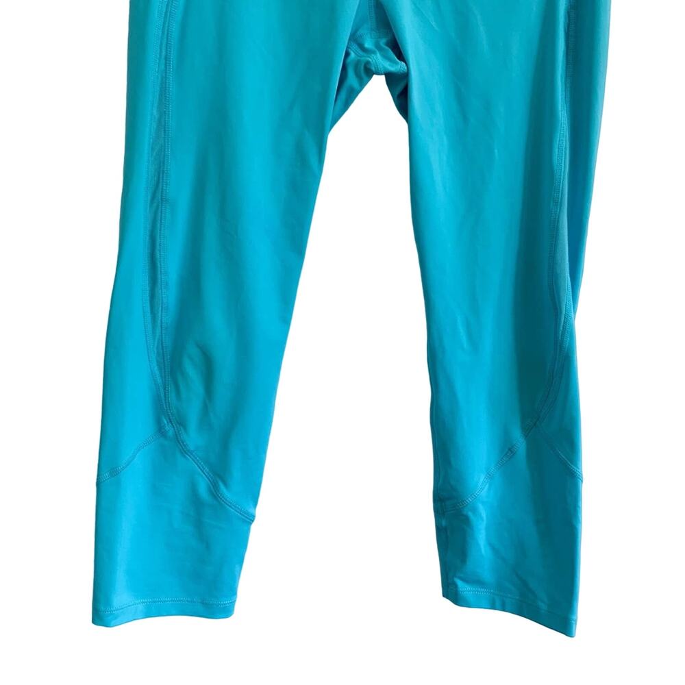 Zyia Athletic Stretch Turquoise Legging in Turquoise Blue Size 4 - Picture 5 of 12